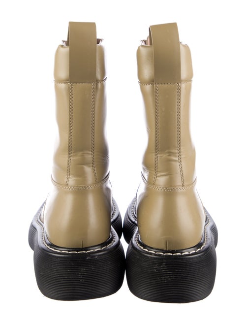 Bottega Veneta Leather Combat Boots