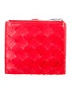 Bottega Veneta Intrecciato Weave Leather Compact Wallet