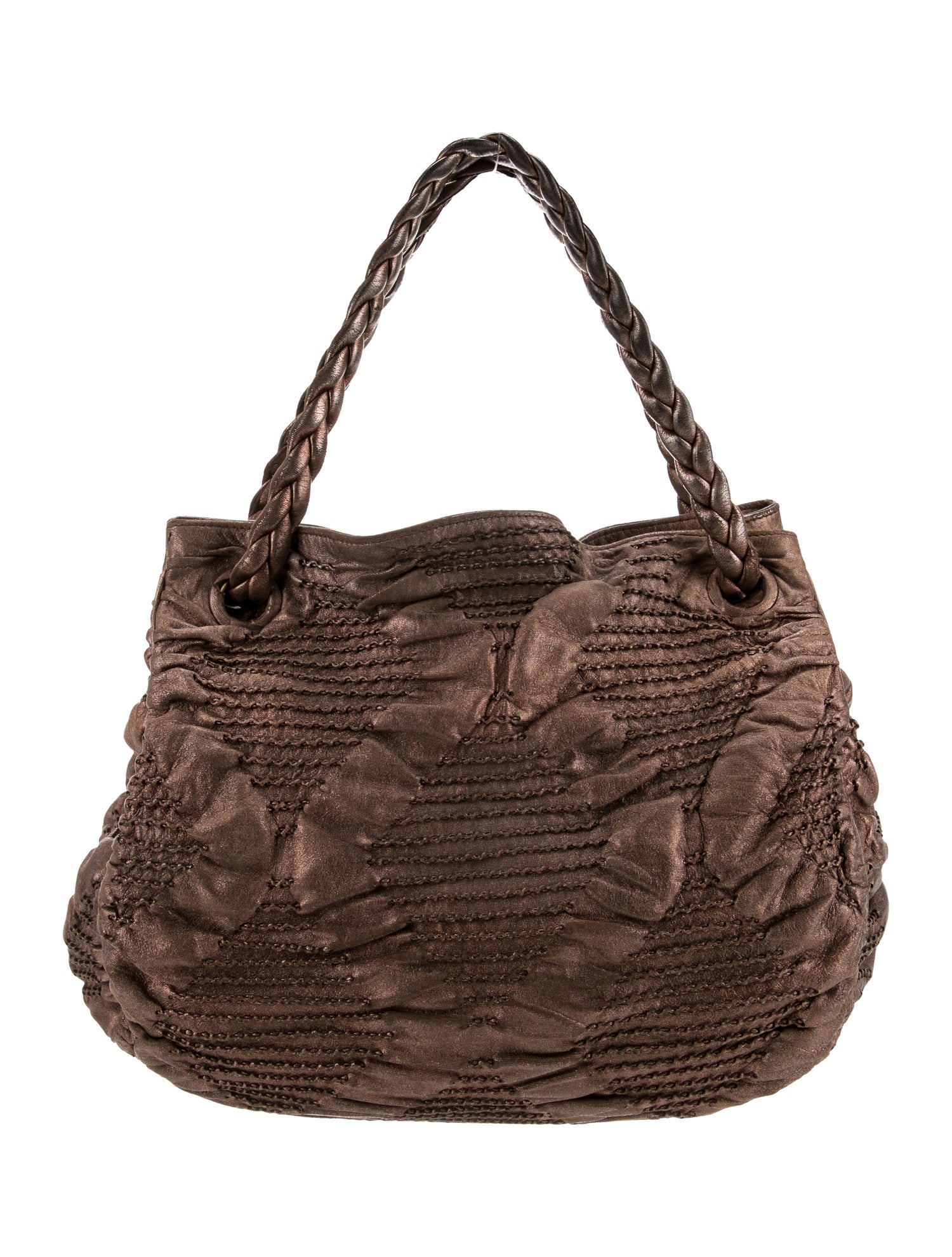 Bottega Veneta Leather Hobo Vintage