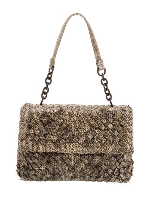 Bottega Veneta Snakeskin Shoulder Bag