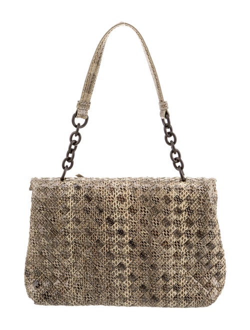 Bottega Veneta Snakeskin Shoulder Bag