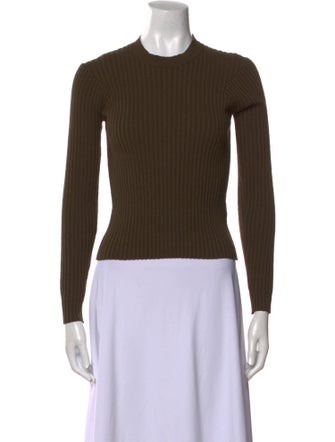 Bottega Veneta Crew Neck Long Sleeve Top