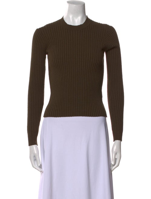 Bottega Veneta Crew Neck Long Sleeve Top