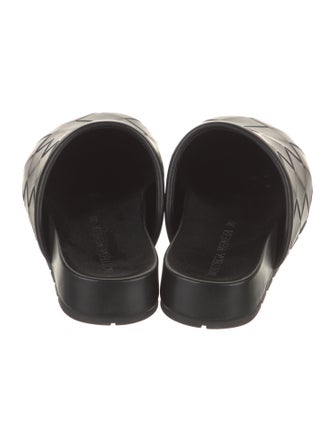 Bottega Veneta Intrecciato Weave Leather Mules