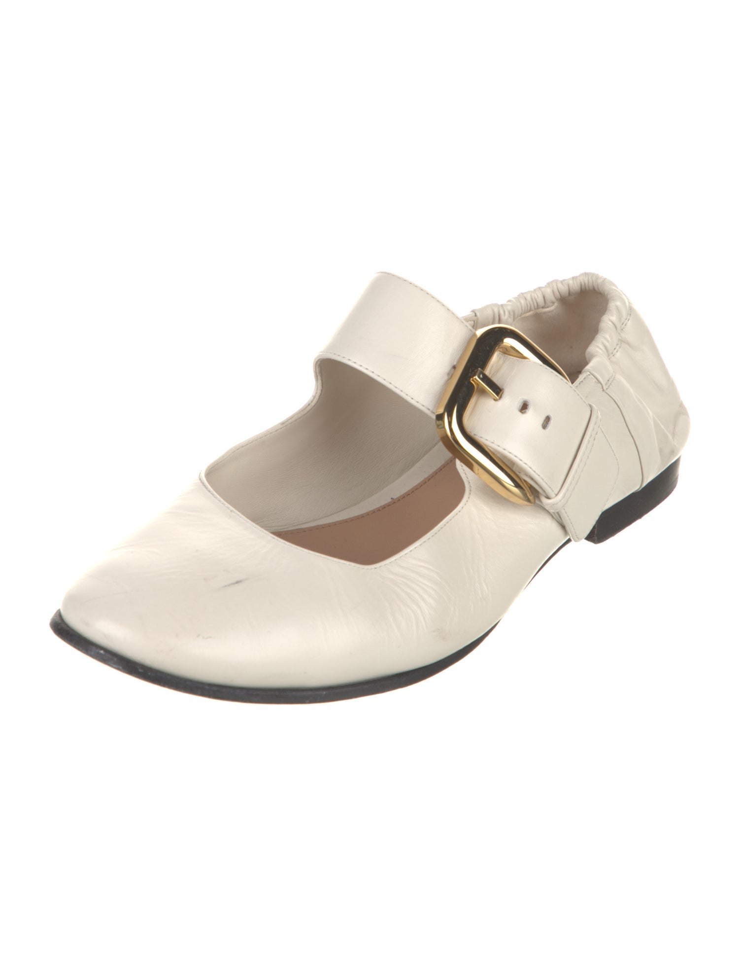 Bottega Veneta Leather Mary Jane Flats