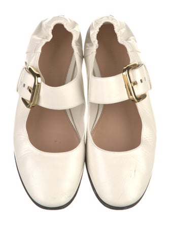 Bottega Veneta Leather Mary Jane Flats