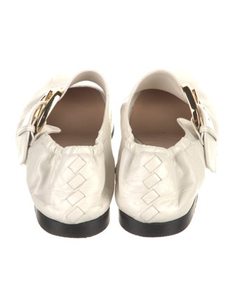Bottega Veneta Leather Mary Jane Flats