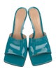 Bottega Veneta Patent Leather Cutout Accent Slides