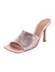 Bottega Veneta Satin Crystal Embellishments Slides
