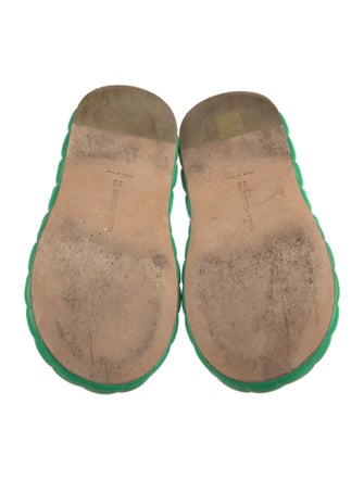 Bottega Veneta Quilted Pattern Leather Slides