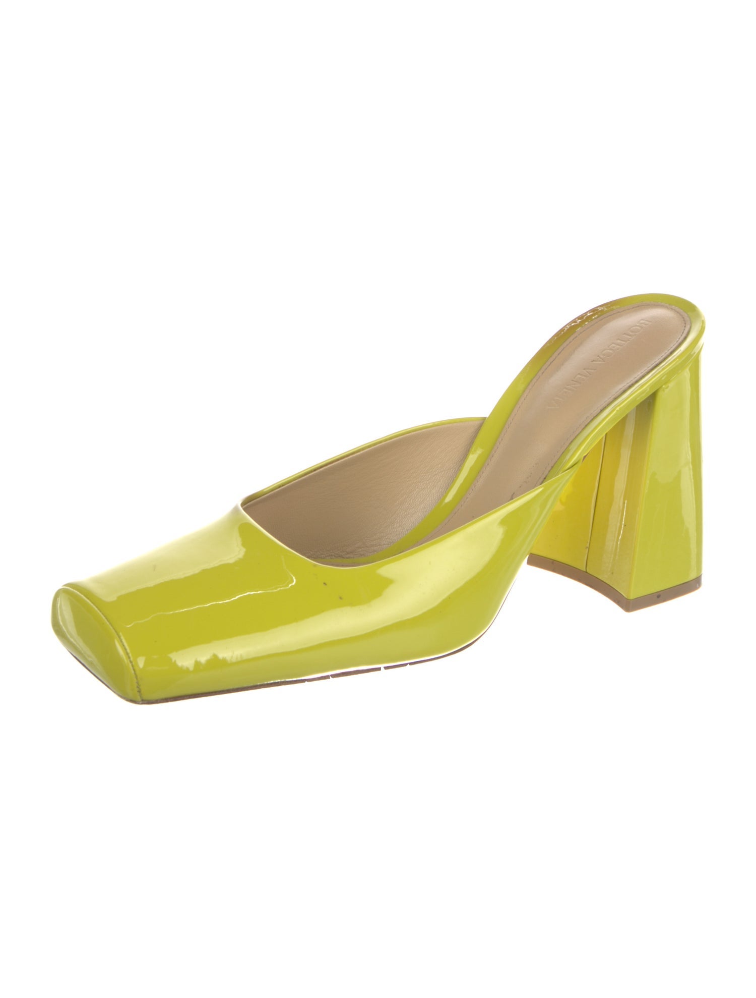 Bottega Veneta Patent Leather Mules