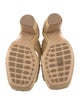Bottega Veneta Straw Braided Accents Sandals
