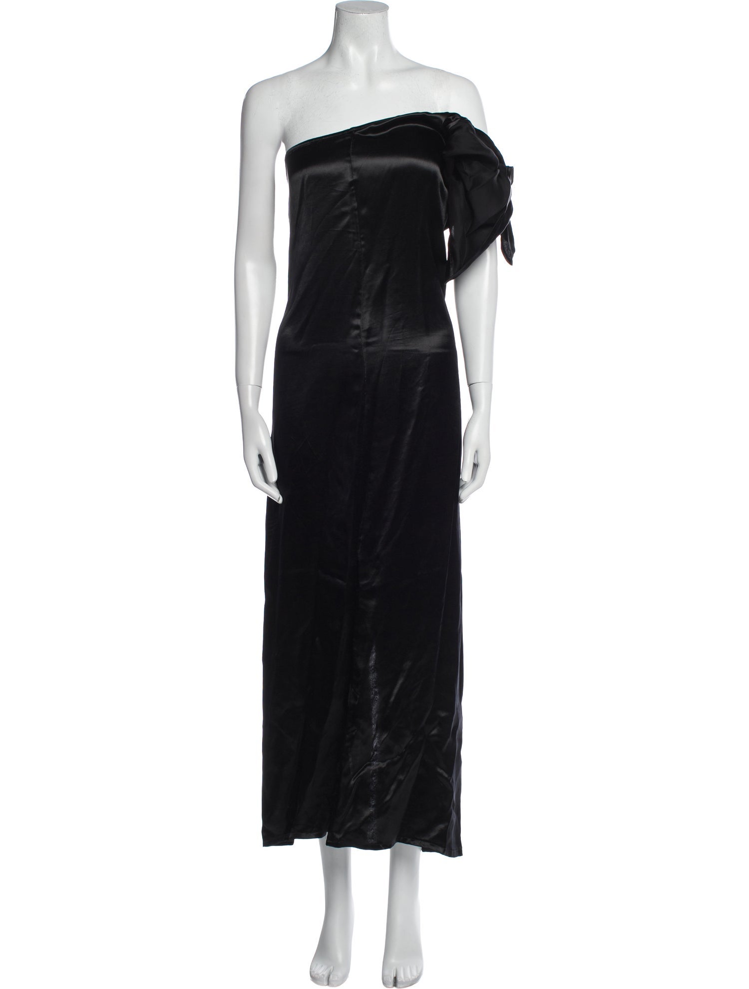 Bottega Veneta One-Shoulder Long Dress