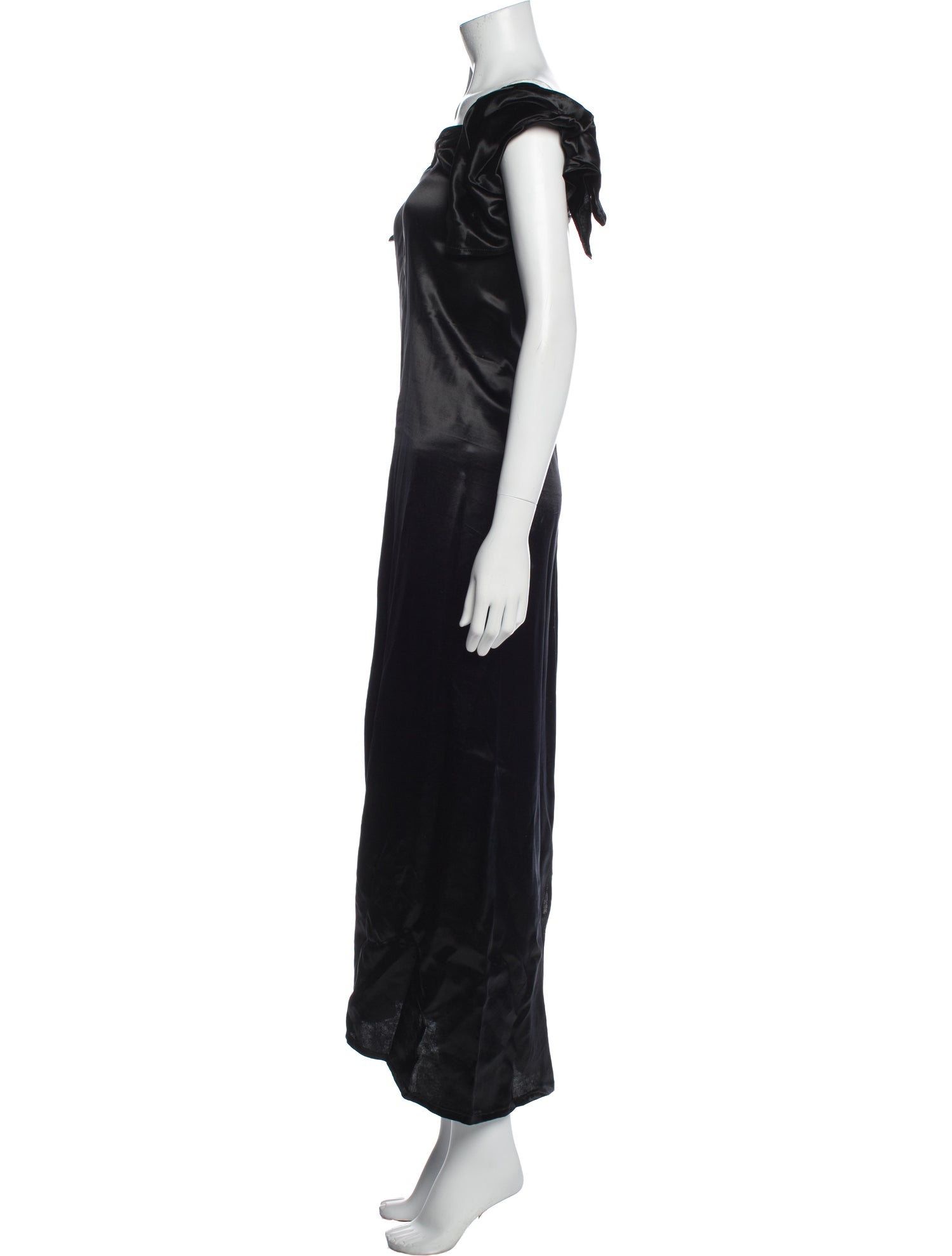 Bottega Veneta One-Shoulder Long Dress