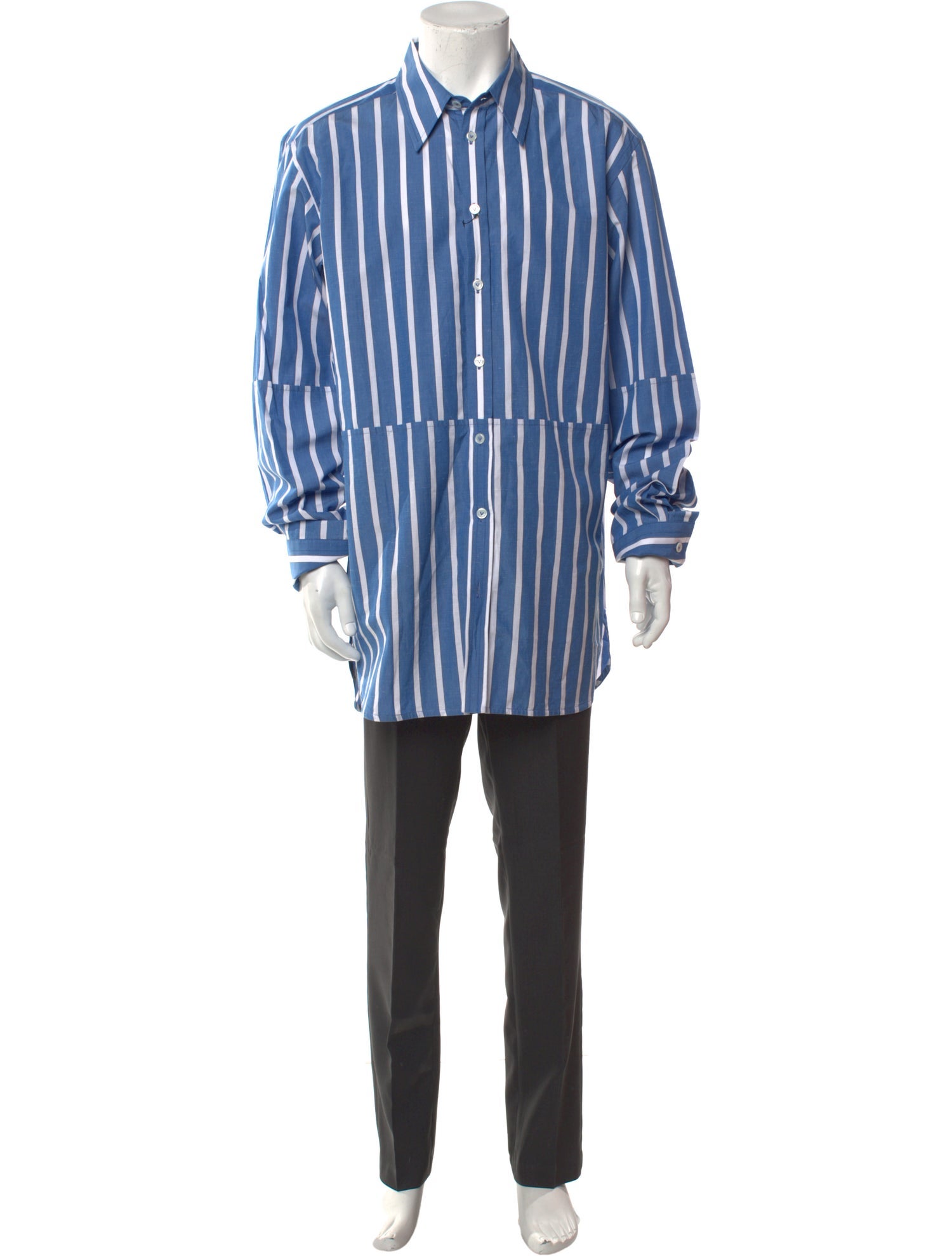Bottega Veneta Striped Long Sleeve Dress Shirt w/ Tags