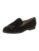 Bottega Veneta Velvet Embroidered Accent Loafers