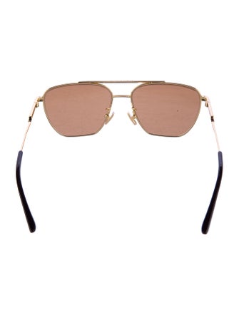 Bottega Veneta Aviator Tinted Sunglasses