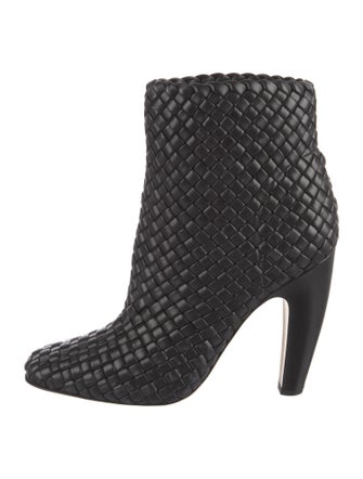 Bottega Veneta Intrecciato Weave Leather Boots