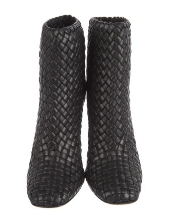 Bottega Veneta Intrecciato Weave Leather Boots