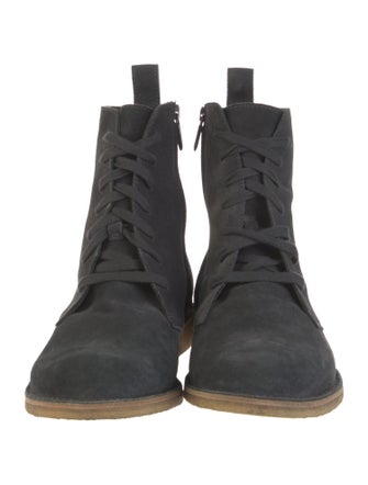 Bottega Veneta Suede Lace-Up Boots