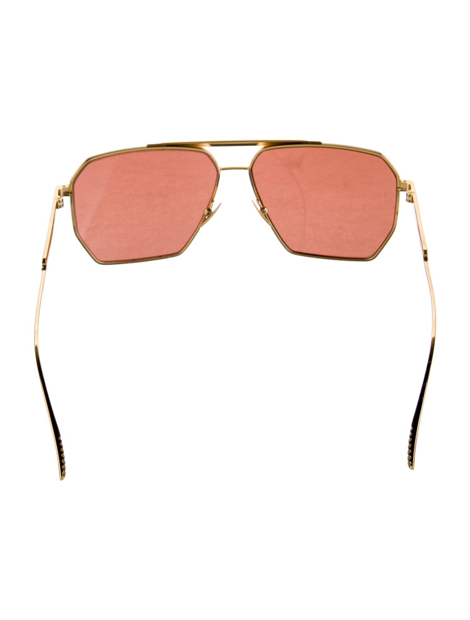 Bottega Veneta Aviator Tinted Sunglasses