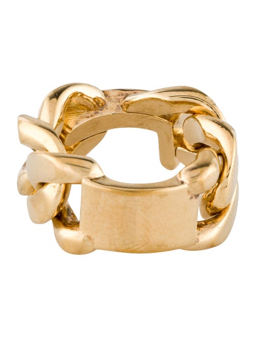 Bottega Veneta Alphabet 'L' Band Ring