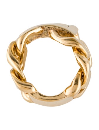 Bottega Veneta Alphabet 'L' Band Ring