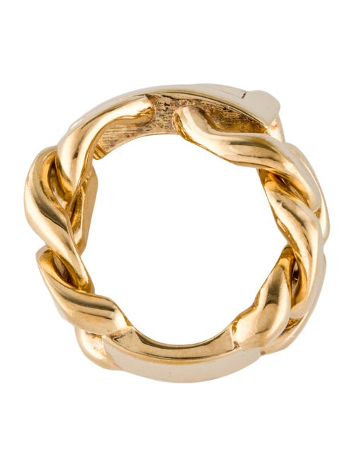Bottega Veneta Alphabet 'L' Band Ring