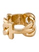 Bottega Veneta Alphabet 'T' Band Ring
