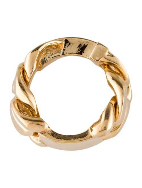 Bottega Veneta Alphabet 'T' Band Ring