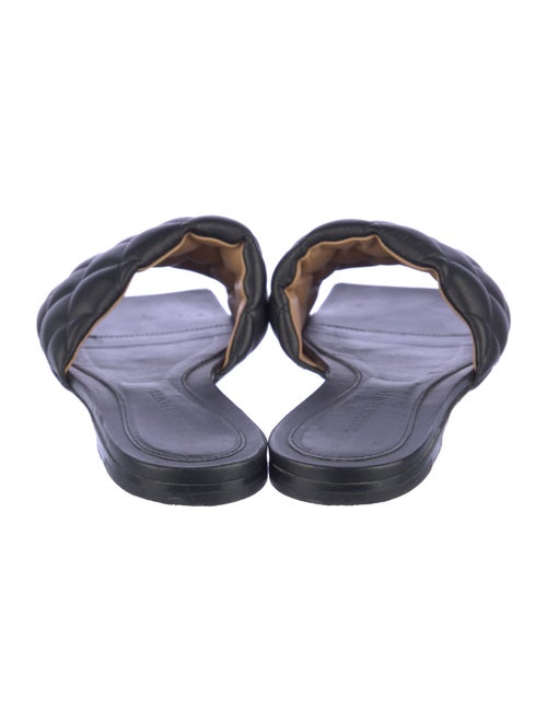 Bottega Veneta Quilted Pattern Leather Slides