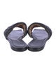 Bottega Veneta Quilted Pattern Leather Slides