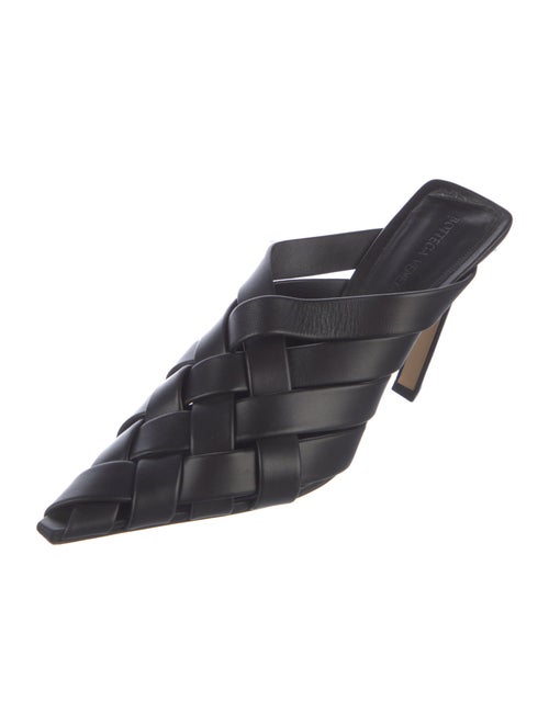 Bottega Veneta Intrecciato Weave Leather Slides