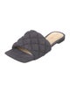 Bottega Veneta Quilted Pattern Denim Slides