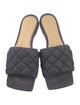Bottega Veneta Quilted Pattern Denim Slides