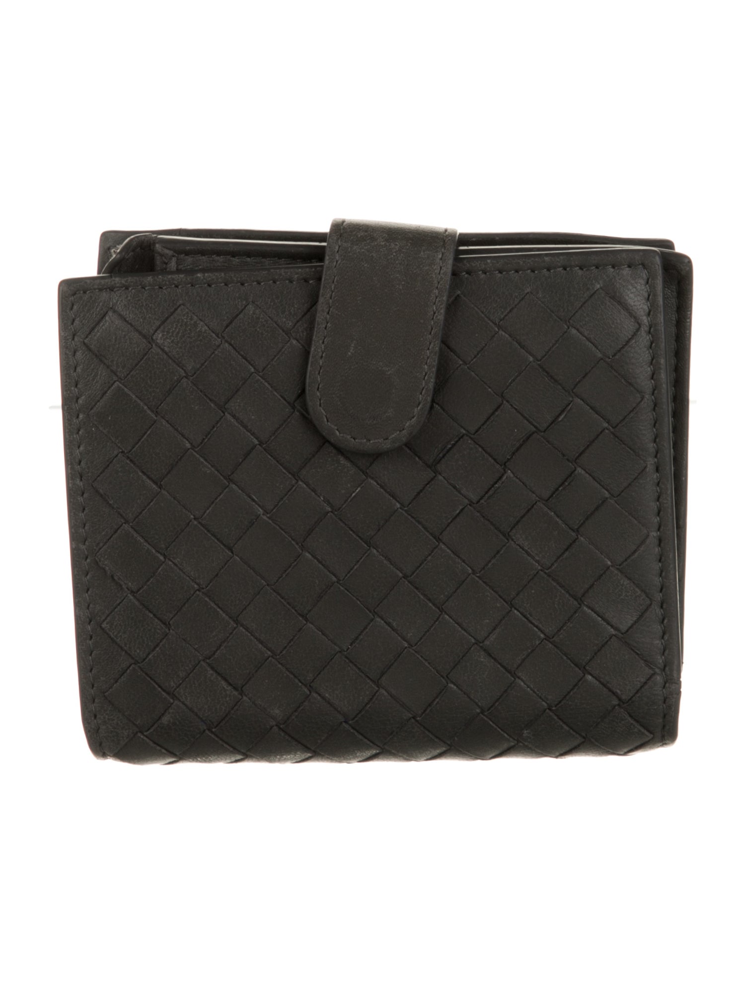 Bottega Veneta Intrecciato Weave Leather Wallet
