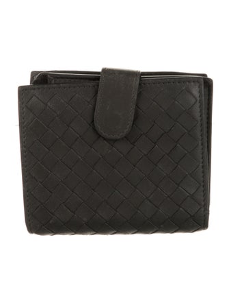 Bottega Veneta Intrecciato Weave Leather Wallet