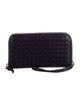 Bottega Veneta Intrecciato Weave Leather Wristlet