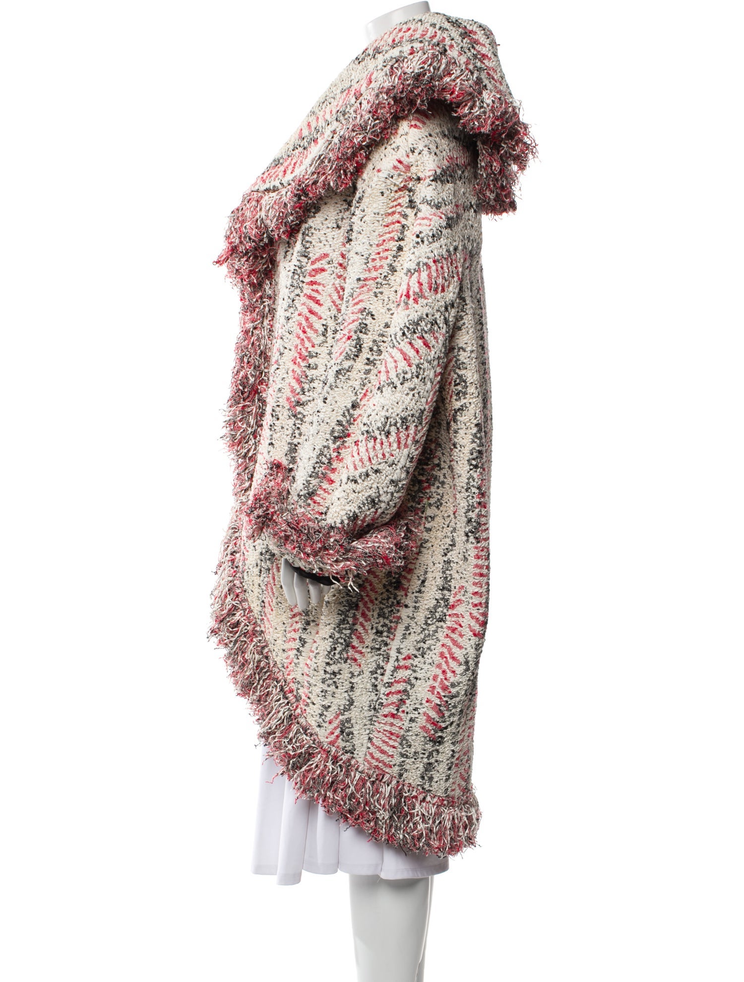 Bottega Veneta Tweed Pattern Coat