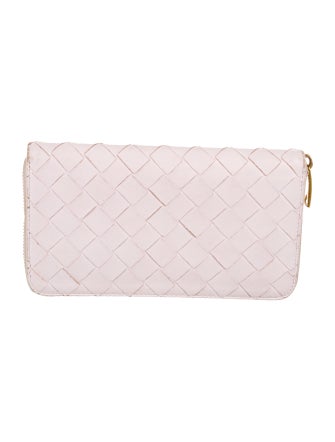 Bottega Veneta Intrecciato Weave Leather Wallet
