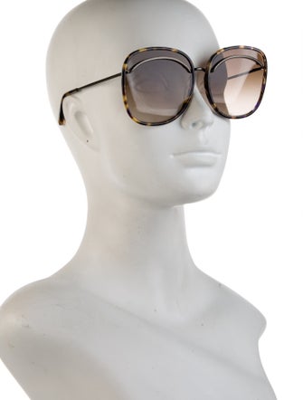 Bottega Veneta Oversize Gradient Sunglasses