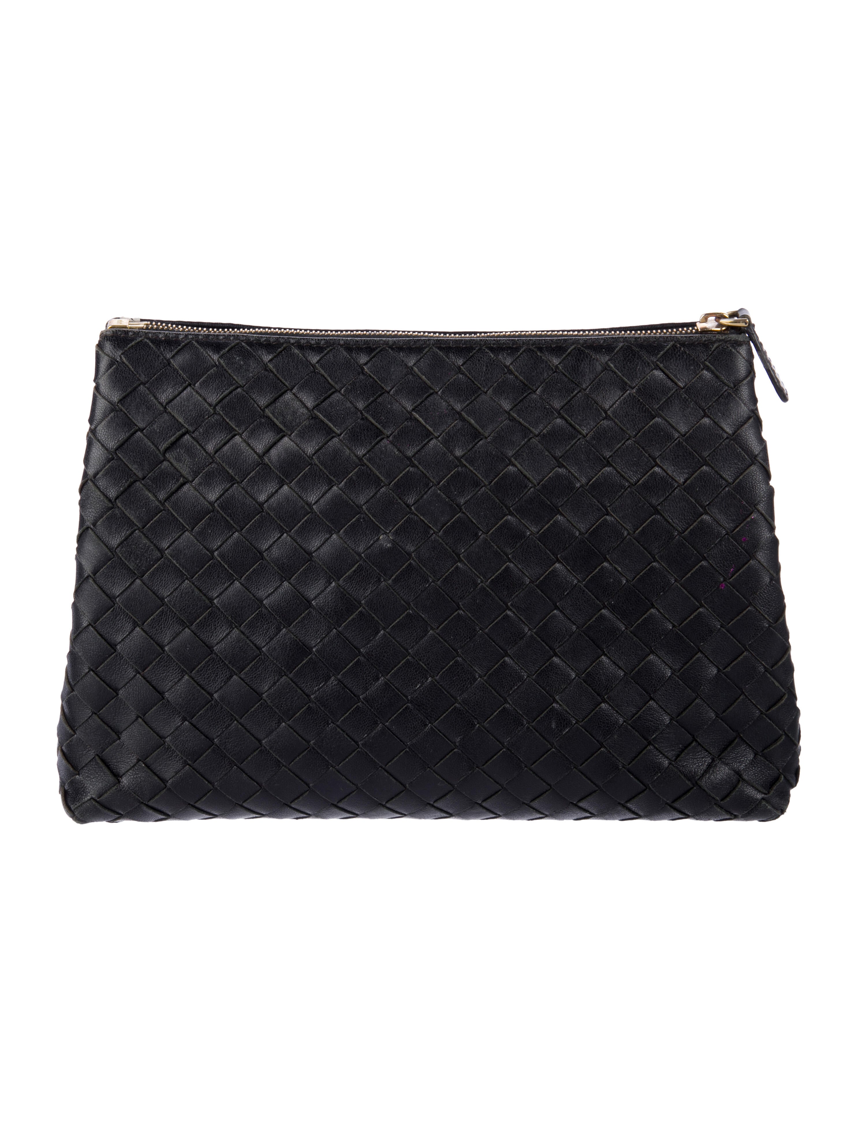 Bottega Veneta Bottega Veneta Leather Cosmetic Bag