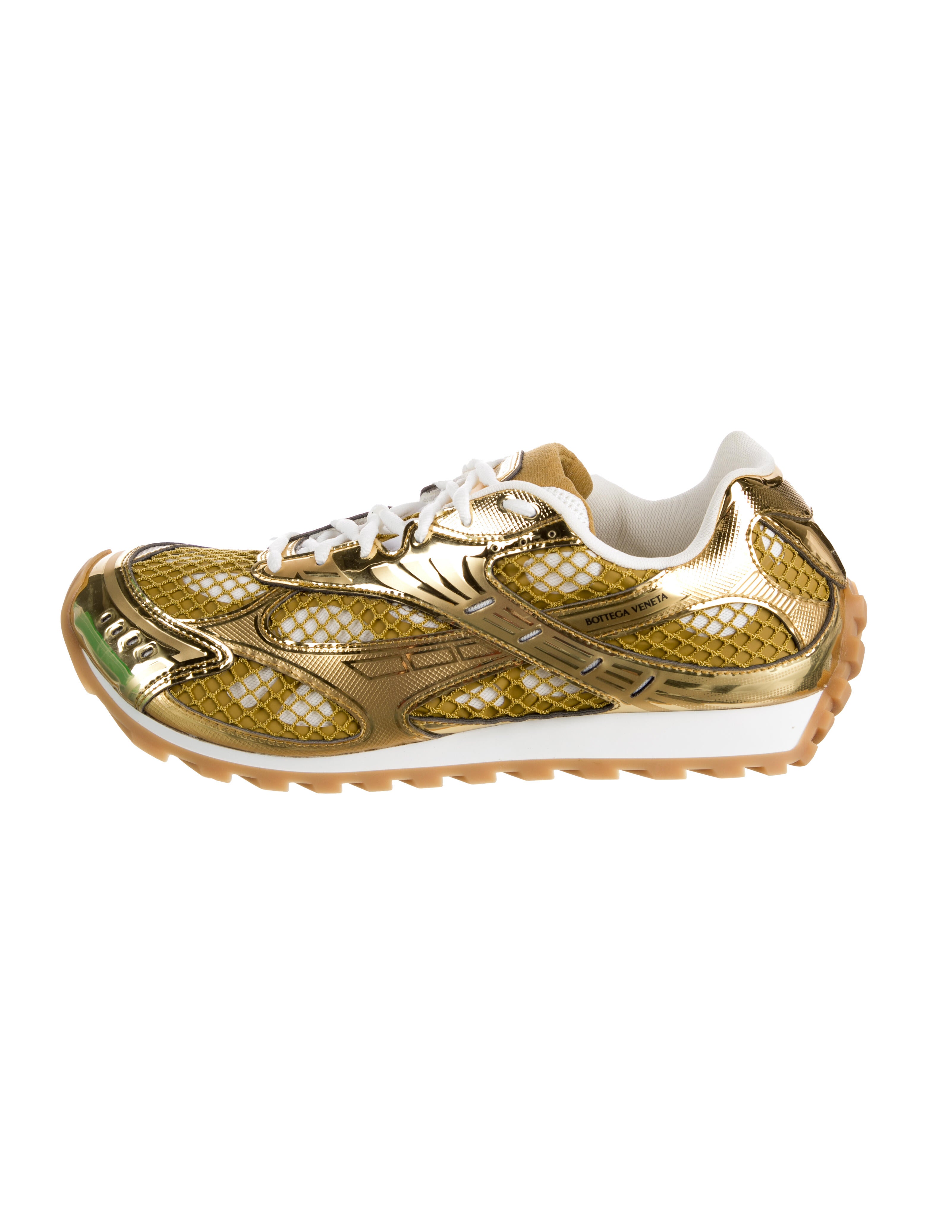 Bottega Veneta Mesh Patterned Sneakers