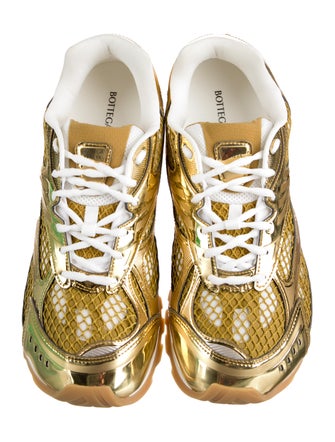 Bottega Veneta Mesh Patterned Sneakers