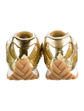 Bottega Veneta Mesh Patterned Sneakers