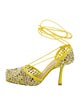 Bottega Veneta Mesh Crystal Embellishments D'Orsay Pumps