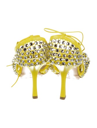 Bottega Veneta Mesh Crystal Embellishments D'Orsay Pumps