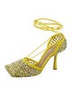 Bottega Veneta Mesh Crystal Embellishments D'Orsay Pumps