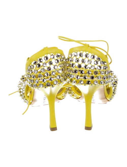 Bottega Veneta Mesh Crystal Embellishments D'Orsay Pumps