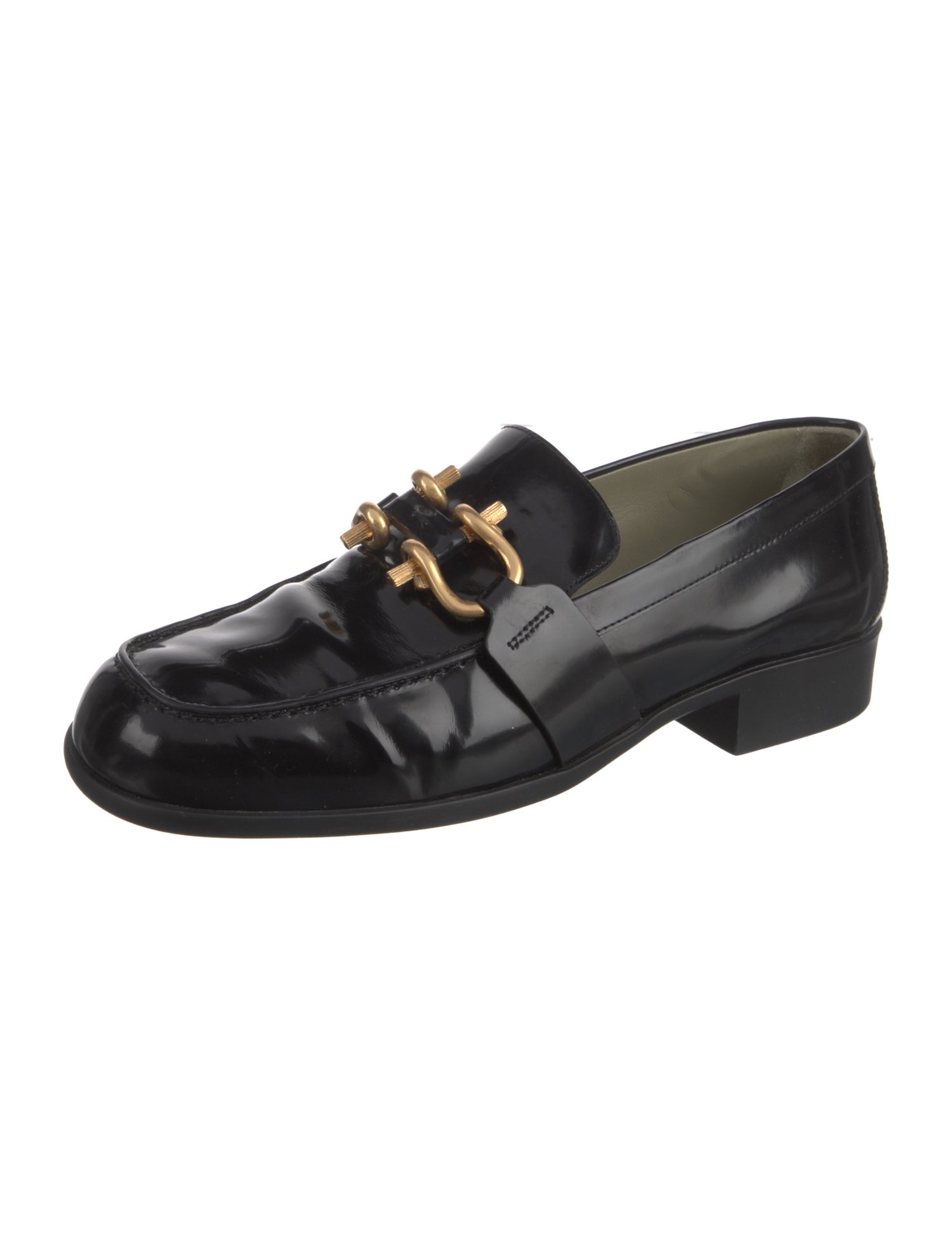 Bottega Veneta Patent Leather Loafers